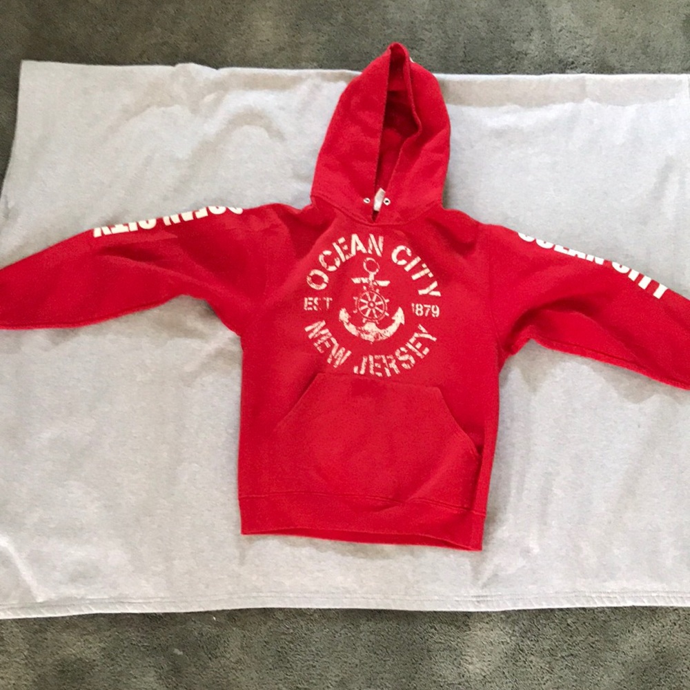 Ocean City NJ Red Sweatshirt